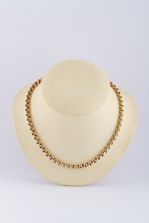 Gouden jasseron collier