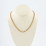Gold link necklace