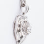 Wit gouden hanger met briljant