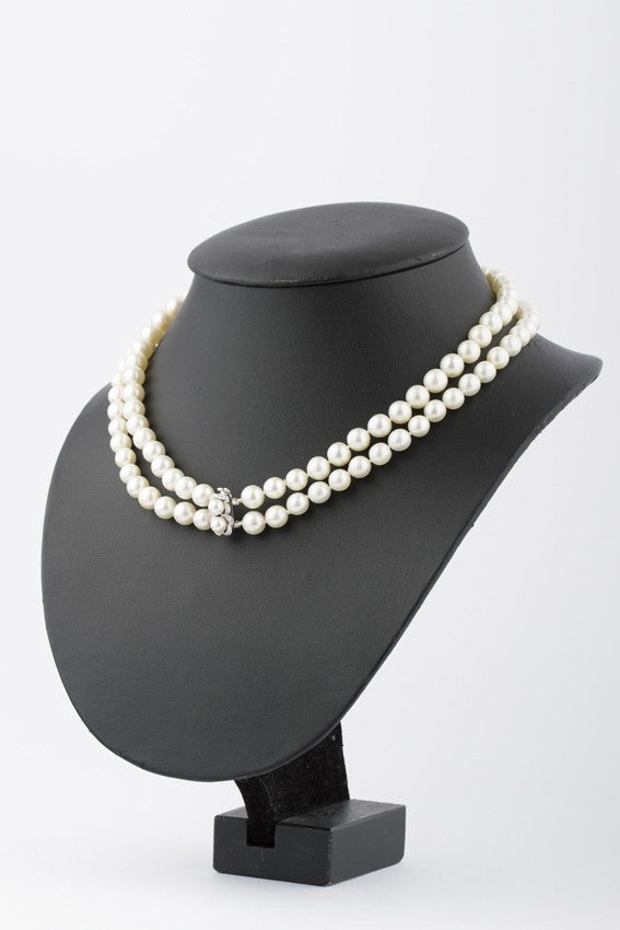 2-strand cultured pearl necklace