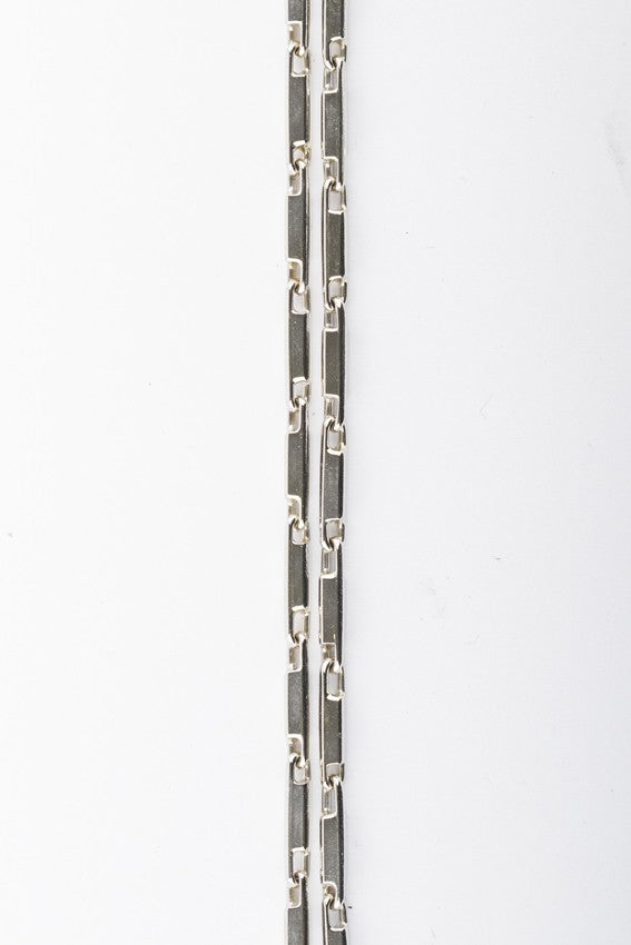 Wit gouden schakel collier