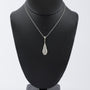 White gold Art Deco pendant with brilliant and diamond