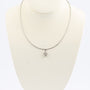 White gold pendant with diamonds