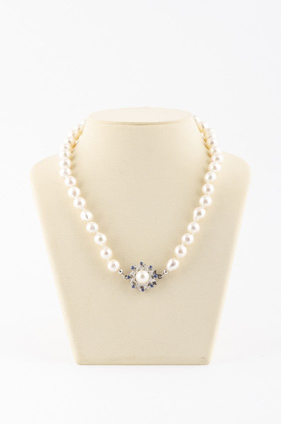 Barok cultivé parel collier