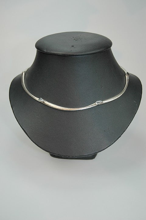 Silver necklace from the Lapponia brand