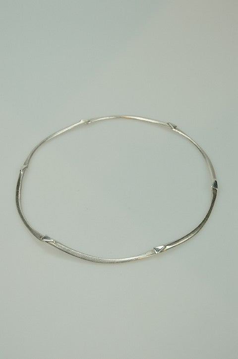 Silver necklace from the Lapponia brand