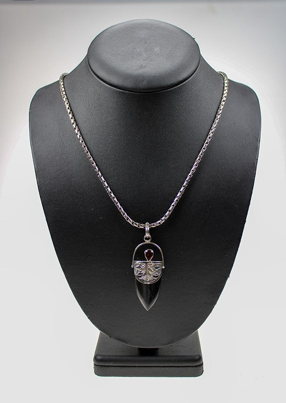 Zilveren collier met hanger