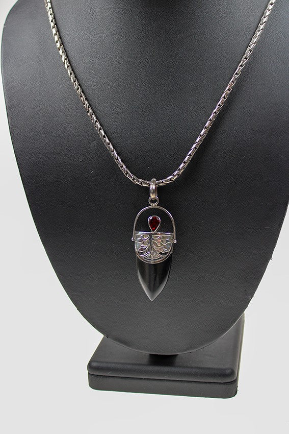 Zilveren collier met hanger