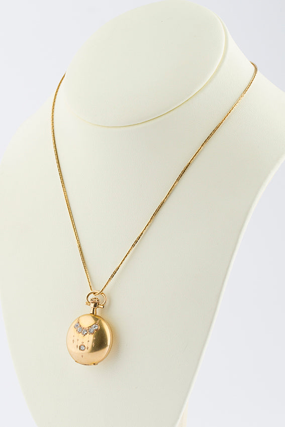 Antique gold watch (savonette) with brilliant