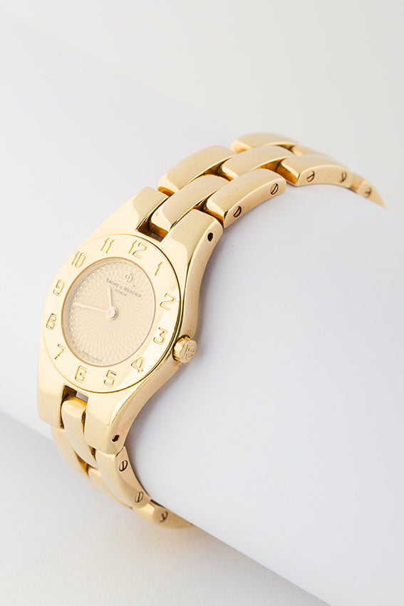 Gold Baume &amp; Mercier women's wristwatch