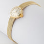 Gold Omega ladies wristwatch