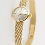 Gold Omega ladies wristwatch