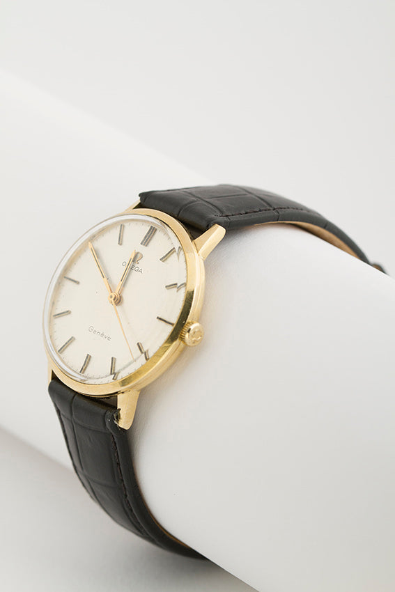 Gold Omega watch