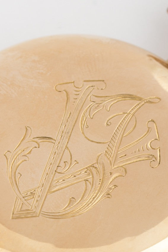 Gouden savonette zakhorloge