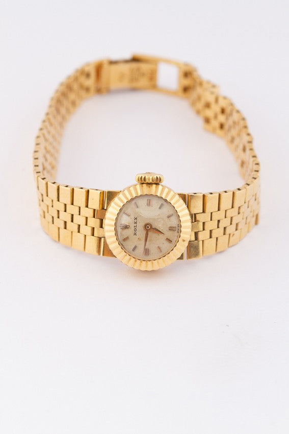 Gold Rolex ladies watch