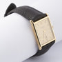 Gold Certina watch (quartz) on leather strap