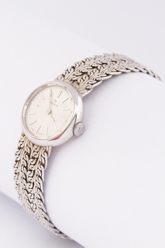 White gold watch