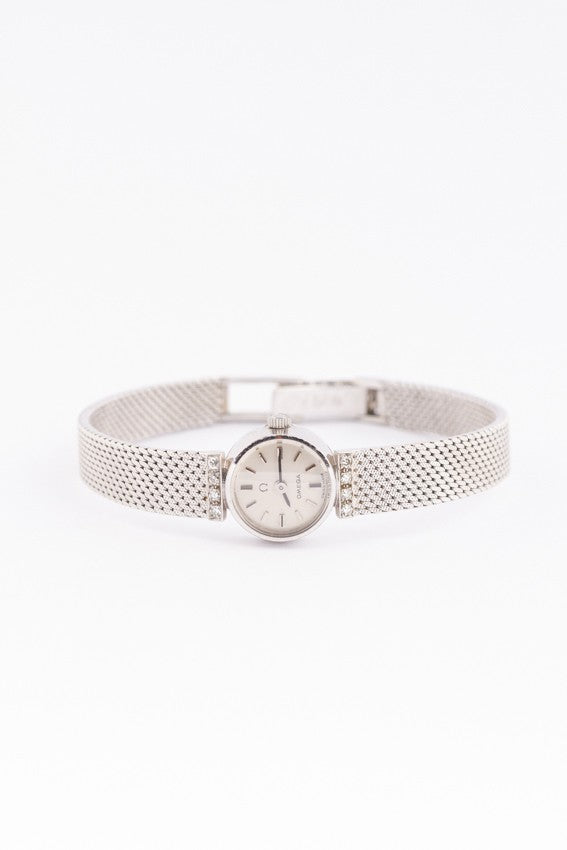 White gold watch from the Omega brand