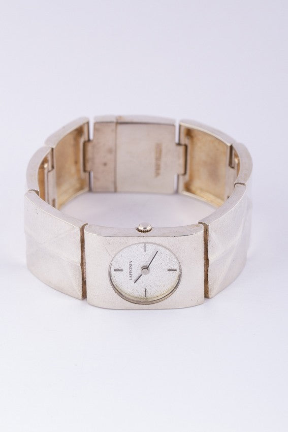 Silver watch from the Lapponia brand