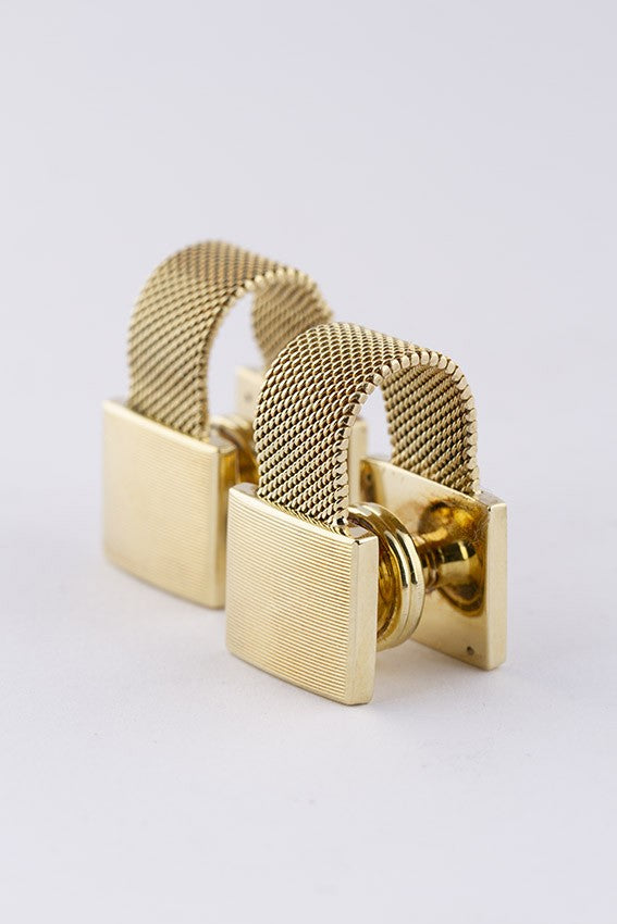 Gouden manchetknopen