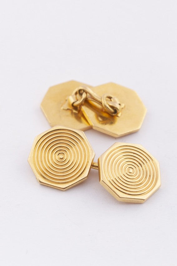 Gouden manchet knopen