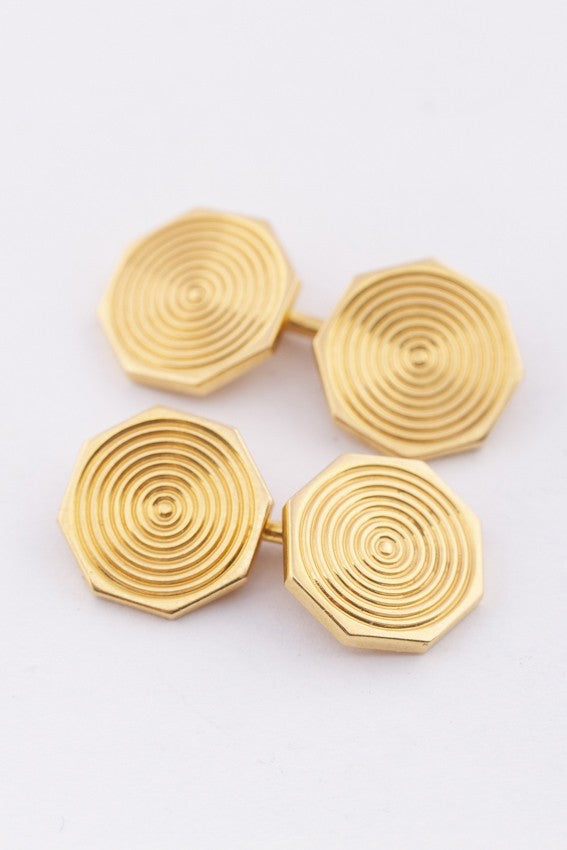 Gouden manchet knopen