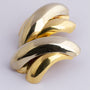 White/yellow gold earrings