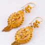 Antique costume earrings