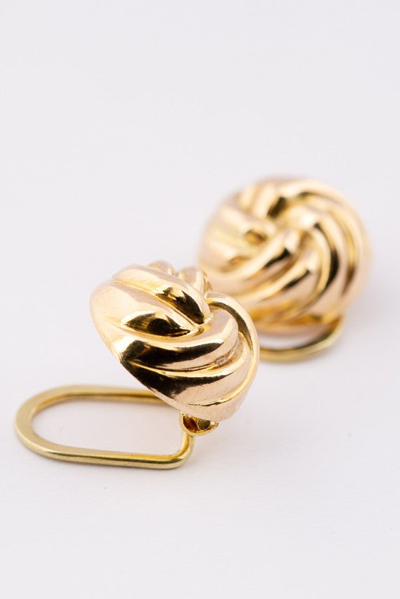 Gouden oorclips