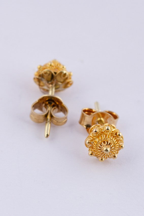 Gouden zeeuwse knoop oorknoppen