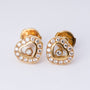 Gouden Chopard oorknoppen met briljanten