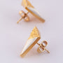 White/yellow gold Lapponia earrings