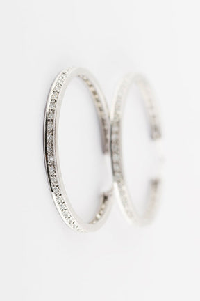 9 carat diamond earrings