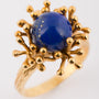 Gold ring with Lapis Lazuli