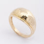 Gold band ring