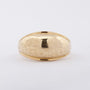 Gold band ring