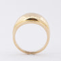 Gold band ring