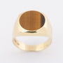 Men's ring with tiger's eye (Bwg)