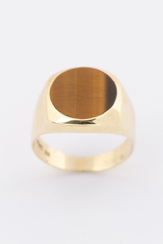 Heren ring met tijgeroog (Bwg)