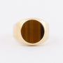 Men's ring with tiger's eye (Bwg)