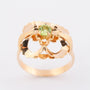 Gouden ring met een peridoot