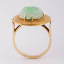 Gouden ring met Jade