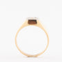 Gold men's ring with a brilliant of approx. 0.25 ct.