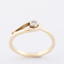 Gold ring with a brilliant of approx. 0.09 ct.