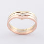 Gold tri-color ring