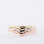 Gold tri-color ring