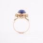 Gouden ring met lapis lazuli