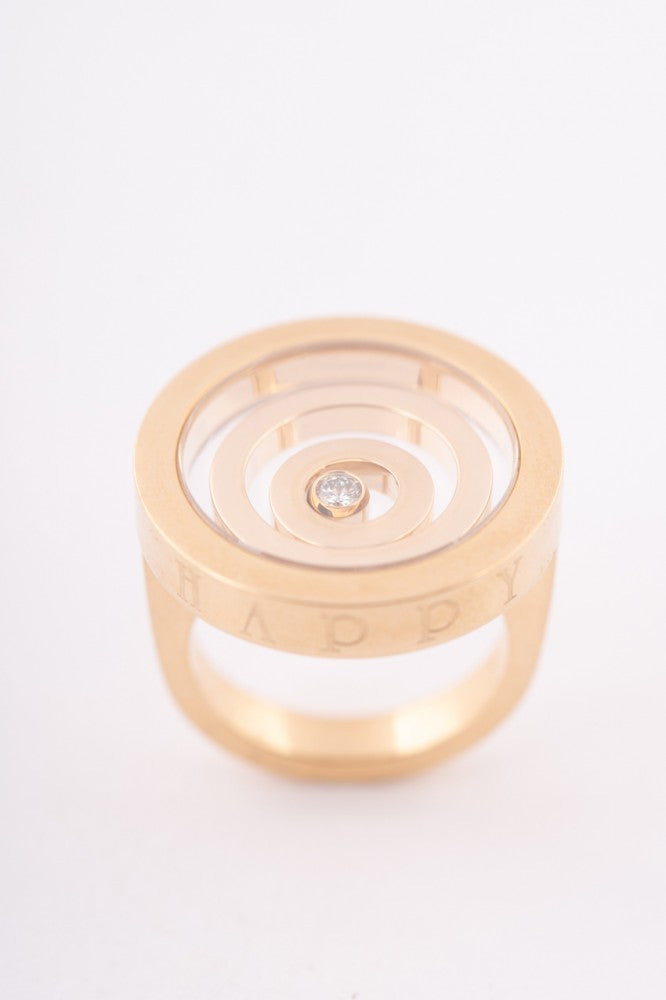 Gouden ring van het merk Chopard model Happy Spirit