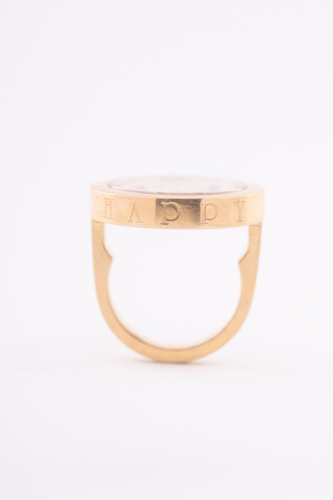 Gouden ring van het merk Chopard model Happy Spirit