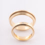 Gold wedding rings from the Piaget brand